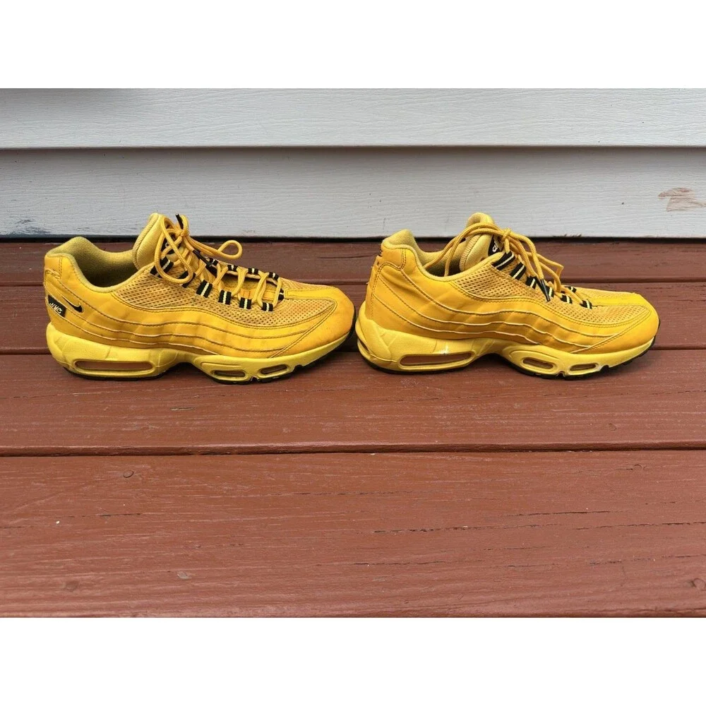 Nike Air Max 95 City Special Yellow Taxi Mens Size 10.5 Sneakers USED FLAWS